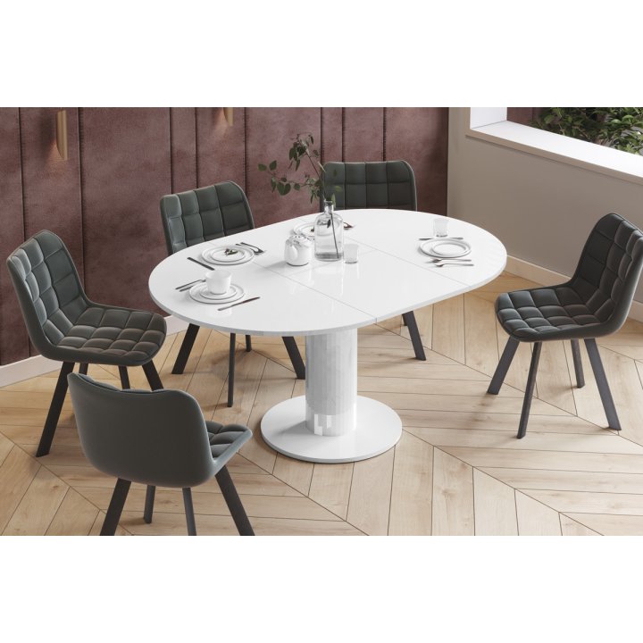 Stół Rozkładany Solo Lux Dąb Pradawny / Biały Super Decor